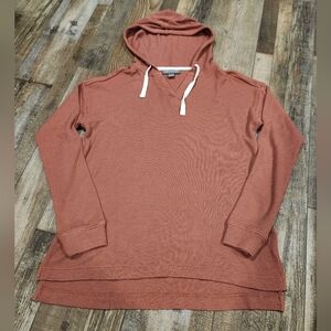 Free Fly Fishing Bamboo Waffle Hoodie Pullover Sweatshirt Womens Size Large EUC